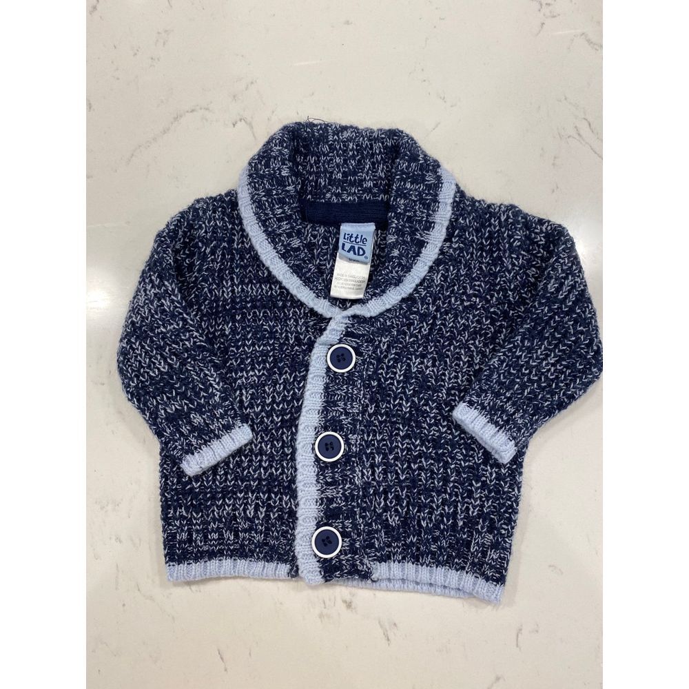 Little Lad Cardigan 0/3m‎
